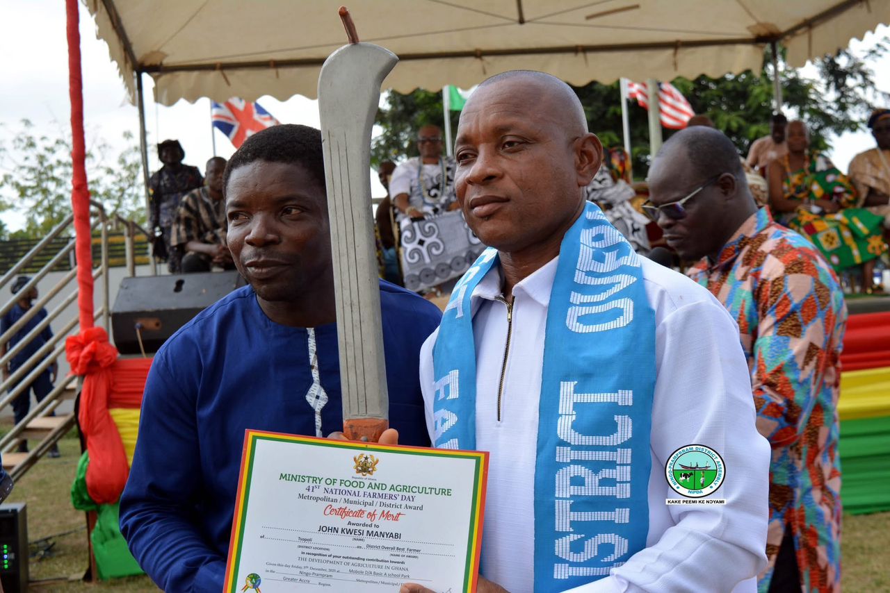 Best Farmer award presentation