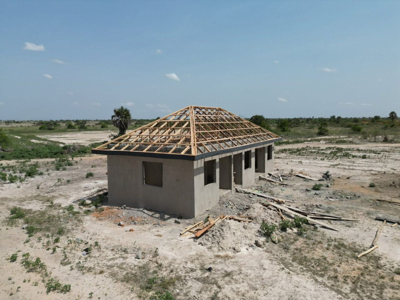 CHPS Staff Accommodation Someh – construction progress 1