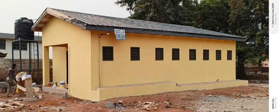 12-Seater Toilet Facility at Prampram Cluster of Schools