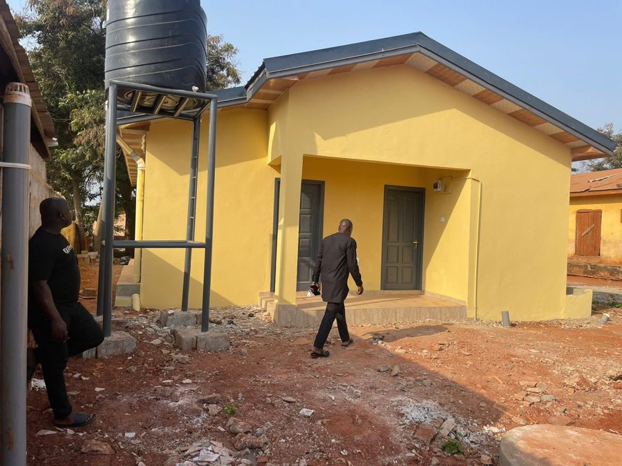 Toilet Facility Prampram – construction progress 1