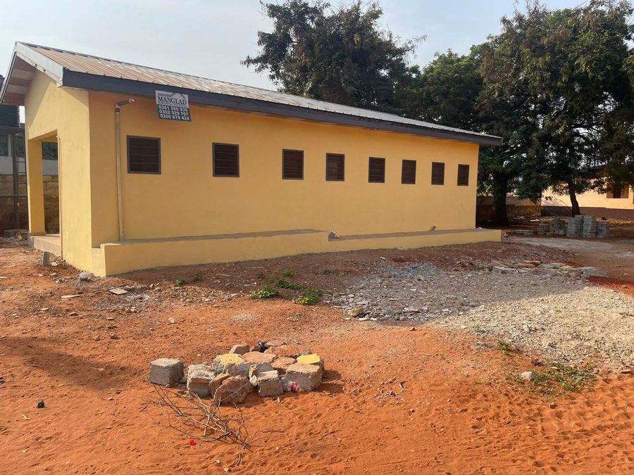 Toilet Facility Prampram – construction progress 2