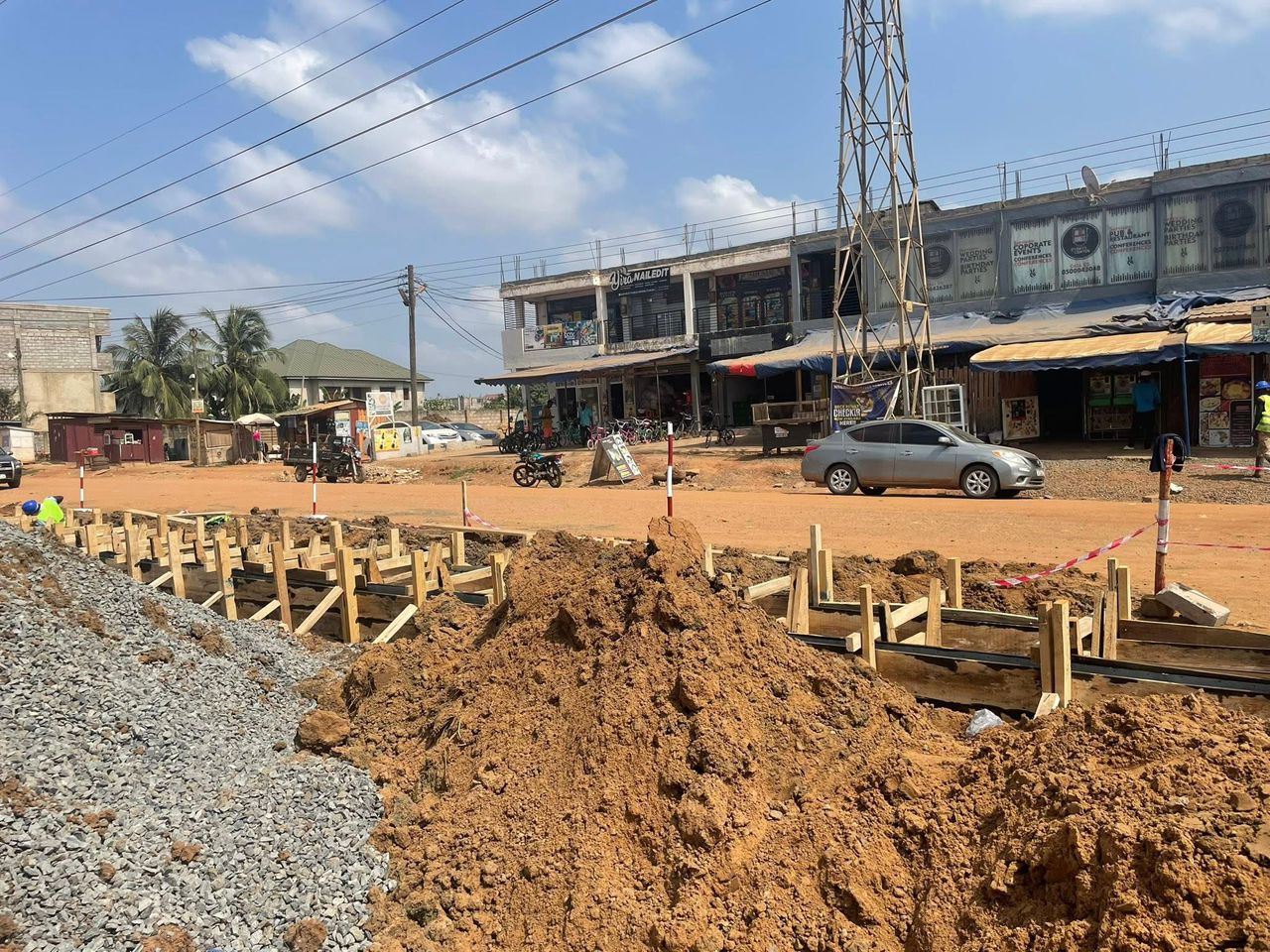 Road and drainage construction